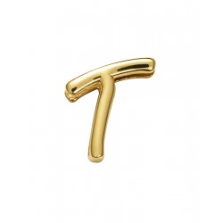 MOTIVO PULSERA VICEROY CHIC LETRA T DE ACERO IP DORADO ACABADO BRILLO 13 MILÍMETROS