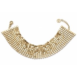 PULSERA MUJER VICEROY ACERO CHAPADO DORADO ANCHA ESTERILLA FLEXIBLE