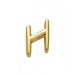 MOTIVO PULSERA VICEROY CHIC LETRA H DE ACERO IP DORADO ACABADO BRILLO 13 MILÍMETROS
