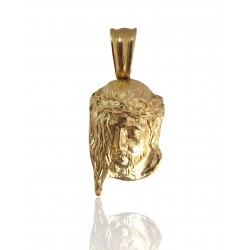 COLGANTE CRISTO ORO AMARILLO 18 KILATES 27X18 MILÍMETROS (39 MILÍMETROS CON REASA)