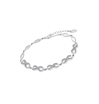 PULSERA LOTUS SILVER TRENDY MUJER LP1871-2/1 PLATA DE LEY 925 MUJER PLATA DE LEY 925 CADENA CON MOTIVOS DEL SÍMBOLO INFINITO CIR