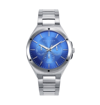 RELOJ MULTIFUNCIÓN VICEROY HOMBRE 41143-37 CADENA ACERO CAJA ACERO 42 MILÍMETROS ESFERA COLOR AZUL