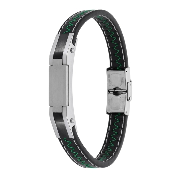 PULSERA MAREA HOMBRE C00103/297 ACERO Y PIEL