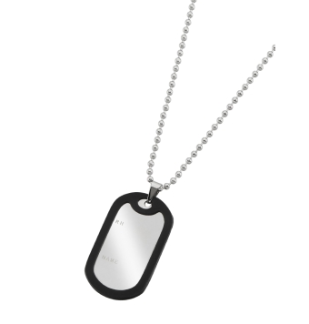 CADENA MAREA HOMBRE ACERO C00107/34 PLACA MILITAR