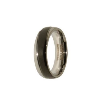 ANILLO ACERO 316L IP NEGRO LESTOR