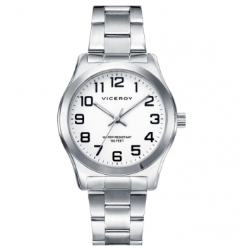 RELOJ VICEROY MUJER 40854-04 CADENA ACERO CAJA ACERO 32 MILÍMETROS ESFERA BLANCA