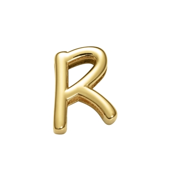 MOTIVO PULSERA VICEROY CHIC LETRA R DE ACERO IP DORADO ACABADO BRILLO 13 MILÍMETROS