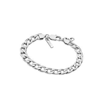 PULSERA LOTUS MEN IN BLACK HOMBRE ESLABONES ACERO CIERRE MOSQUETÓN LARGO 21.10 CM