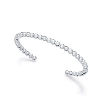 PULSERA BLAZALETE MUJER VICEROY COLECCIÓN LAURA ESCANES FASHION ACERO BAÑO PLATA ANCHO 4.3 MILÍMETROS DIÁMETRO INTERNO 59.5 MILÍ