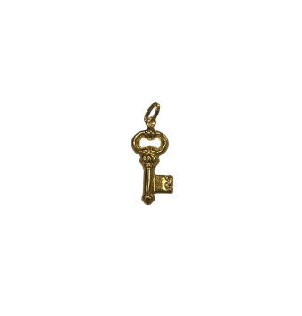 COLGANTE LLAVE ORO AMARILLO 18 KILATES 28X13 MILÍMETROS