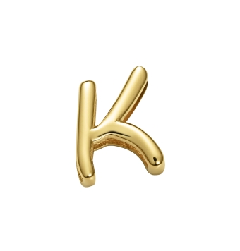 MOTIVO PULSERA VICEROY CHIC LETRA K DE ACERO IP DORADO ACABADO BRILLO 13 MILÍMETROS