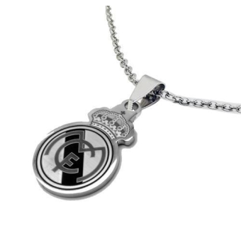COLLAR ACERO 316L LESTOR ESCUDO EQUIPO FÚTBOL 21 MILÍMETROS