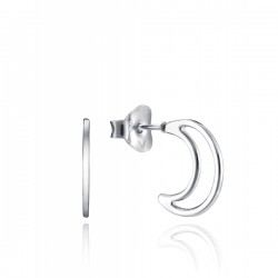 Pendientes Viceroy acero forma de luna