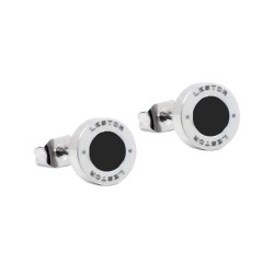 E20592/SNE.00 - PENDIENTE ACERO 316 L ESMALTE NEGRO 6 mm