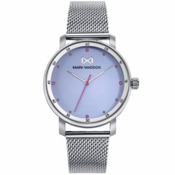 RELOJ MARK MADDOX MIDTOWN MM7155-97 MUJER MALLA MILANESA ACERO CAJA ACERO DIÁMETRO 36 MM ESFERA AZUL CELESTE CON INDICADORES Y