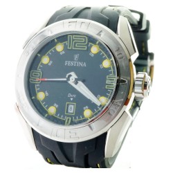 Reloj Lotus Hombre correa negra esfera negra