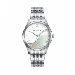 Reloj Viceroy Mjujer cadena acero esfera nacar (1)
