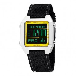 Reloj Digital Calypso Hombre correa negra caja negra