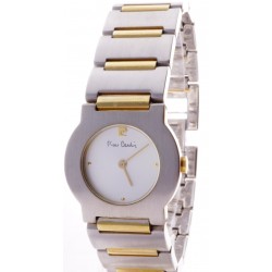 Reloj Pierre Cardin mujer cadena de acero y dorada esfera gris