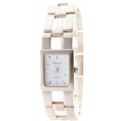 Reloj Xernus Mujer cadena de acero esfera blanca