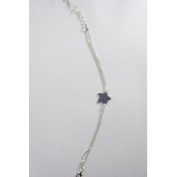 PULSERA PLATA DOLBE CADENA ESTRELLA