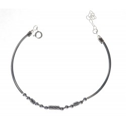 PULSERA DE PLATA SEMIRÍGIDA